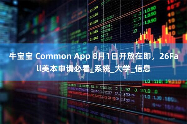牛宝宝 Common App 8月1日开放在即，26Fall美本申请必看_系统_大学_信息
